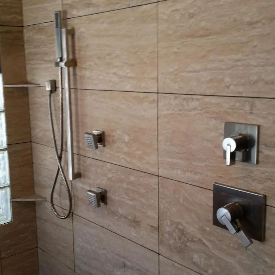 Shower fixture installation for Gas Line Repair in Xenia
